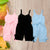 Sleeveless Overall Romper (Multiple Colors)