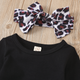Leopard Print Outfit & Striped Headband
