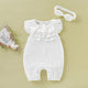 Ruffled Romper with headband u1