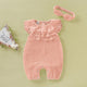 Ruffled Romper with headband u1